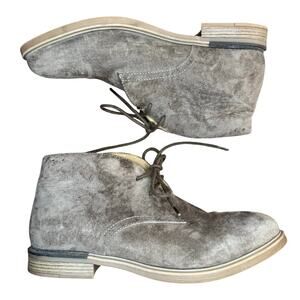 Hush Puppies Bounce 8.5 Medium Moyen ankle chukka lace up tie boots suede